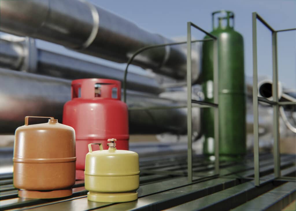 3d rendering gas cylinder 1 1