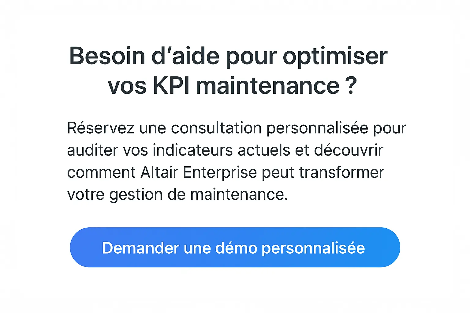 Demander une démo personnalisée