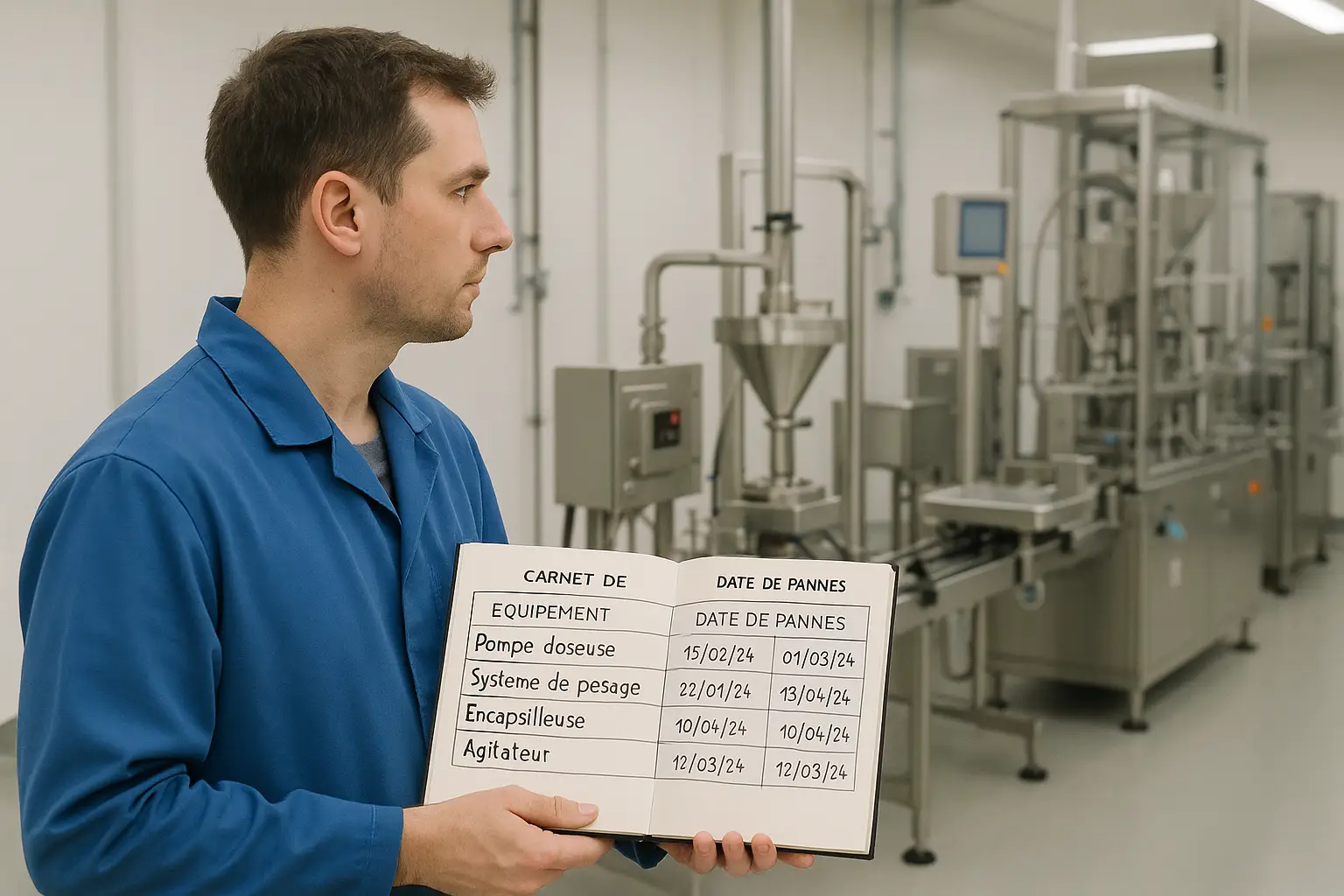 Inspection d'Équipement Pharmaceutique