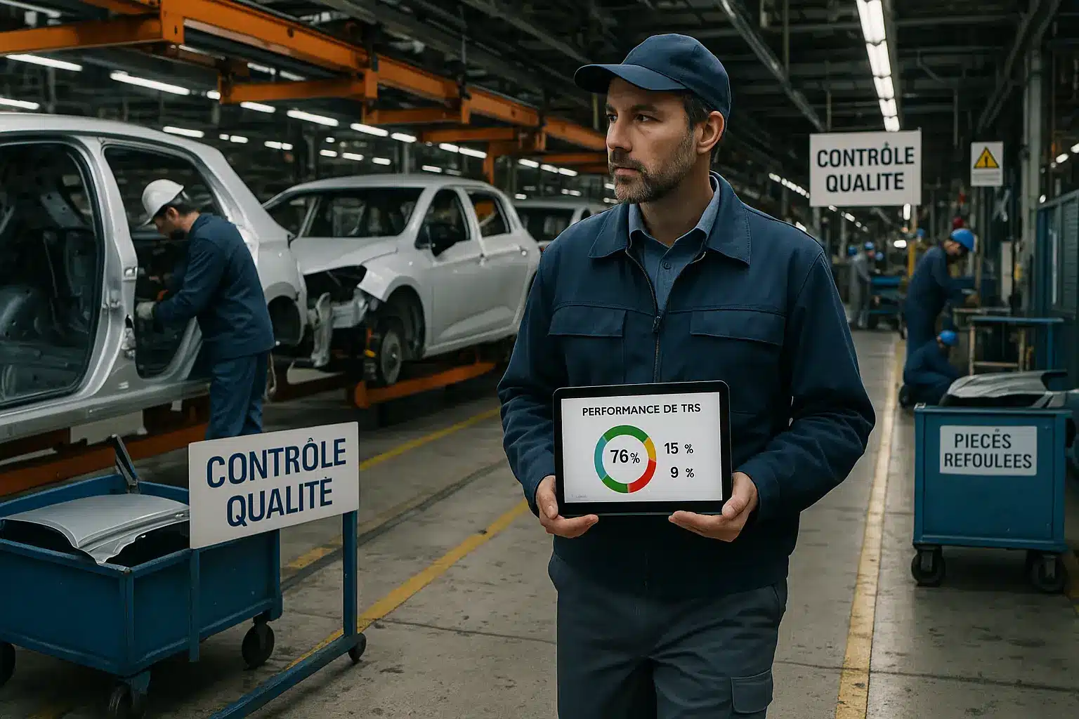 TRS en situation réelle de production