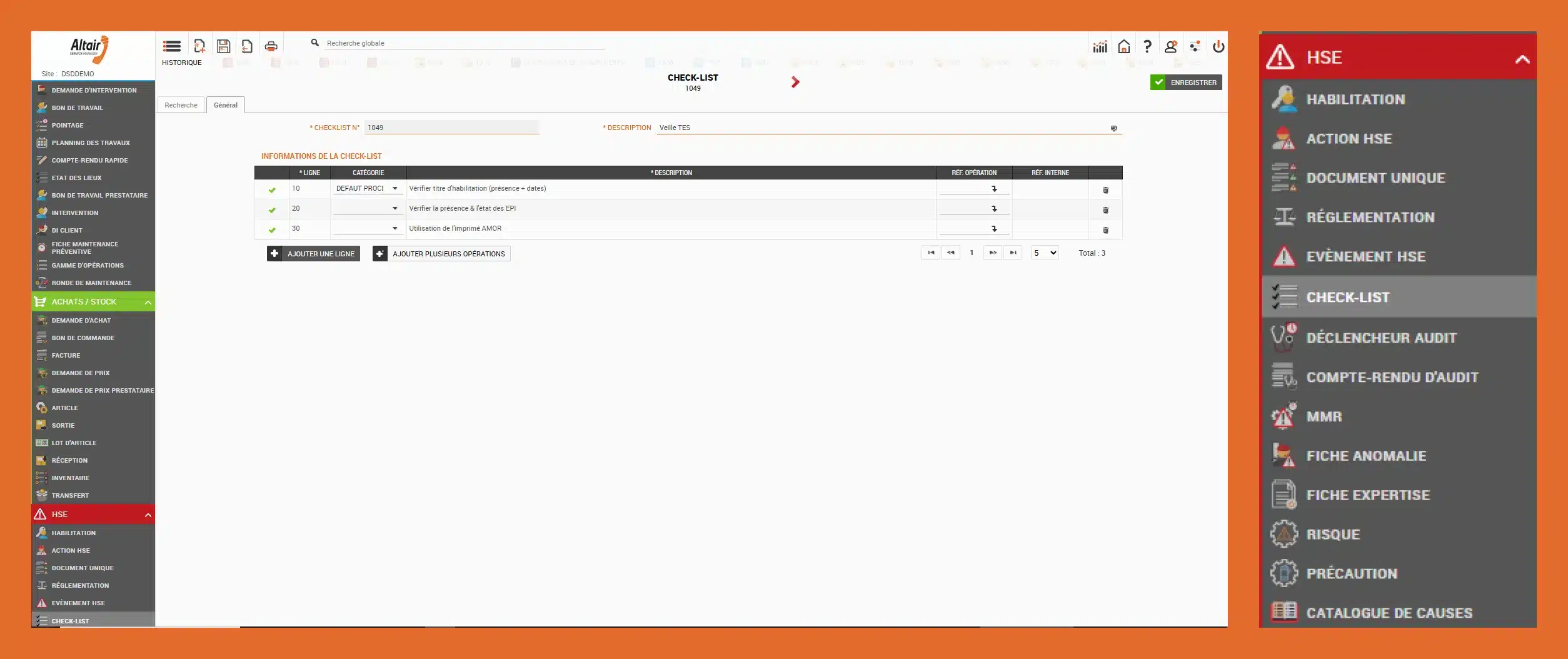 screenshot sécurité maintenance 